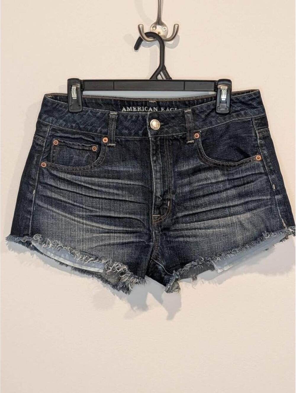 American Eagle Dark Wash Jean Shorts